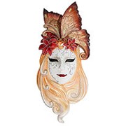 Венецианская маска Лилия большая 22,5х51х8см. арт.WS-350 Veronese фото