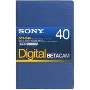 Видеокассета Digital Betacam SONY BCT D40