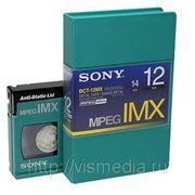 Видеокассета Sony MPEG IMX BCT-12MX фотография