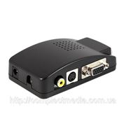 FLY7503M RCA Composite S-Video to VGA Converter фото