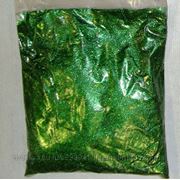 Зеленые блестки декоративные 0,2 мм (3 гр)