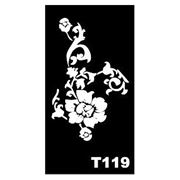 Трафарет для временных тату размер 16*9см(Т119) фотография