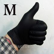 Lister Evolution - Черные нитриловые перчатки с микротекстурой размер M фото