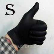 Lister Evolution - Черные нитриловые перчатки с микротекстурой размер S фото