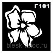 Трафарет для временных тату размер 5*5см(Г101) фото