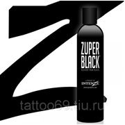 Intenze ZUPER BLACK Tattoo Ink 12oz фотография