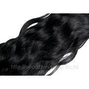 Волосы CNBH 100% натур. на ленте 01 черный 60см. фото