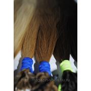 Европейские волосы на кератиновой капсуле 40 см фото