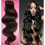 Славянские волосы на заколках 50 см Черный с оттенками коричневого фото