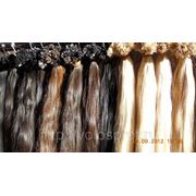 Украинские волосы 50 см на капсулах славянка коричневый №4 фото