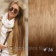 Славянские волосы на кератиновой капсуле 40см фото