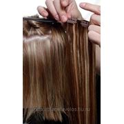 Натуральные славянские волосы на заколках набор 70 см фото