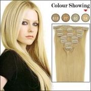 Славянские волосы на заколках 50 см Стандартный блонд фото