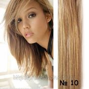 Славянские волосы Hair Talk (One Touch) Набор 40 прядей. Длина 50 см. темнорусый — №10 фото