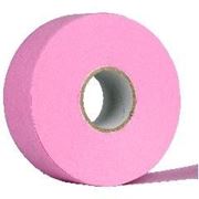 Бумажные полоски в рулоне розовые с перфорацией фото