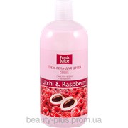 Fresh Juice Kрем-гель для душа Geisha Litchi & Raspberry, 500 мл