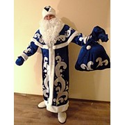 Костюм Деда Мороза, синий фото