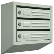 Вертикальный почтовый ящик Витерит-3, серый фото