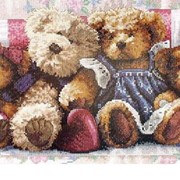 Набор для вышивания “Медвежонок семья“ фотография