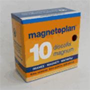Магниты Magnum (картон.упак.10 шт.) Сила=2,0 кг. d=34 мм, белые фото