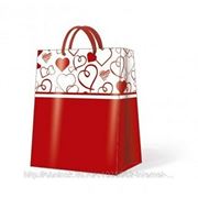 Paw LOVELY HEARTS Пакет подарочный “Сердечки“, 26,3x33x13,5см фотография