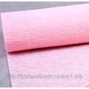 Креп-бумага гофрированная (569) бело-розовый фото