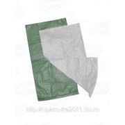 Мешки полипропиленовые зеленые/белые