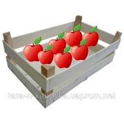 Ящик шпоновый (деревянный) под фрукты и овощи фотография