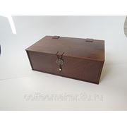 Подарочная коробка из дерева фото