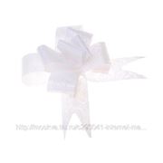 Бант-бабочка “Розы на белом“ (3 см) фото