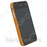 Накладка Krusell ColorCover для iPhone 4. Цвет: оранжевый фотография
