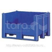 Пластиковый контейнер (Box Pallet) арт. 11-100-DA с полубоковиной фото