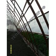 Каркас промышленной фермерской теплицы «Арочная — 8м х 20м» из профильной трубы 30х30 мм фото
