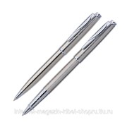 Набор подарочный Pierre Cardin Pen&Pen - Steel, ручка шариковая + ручка роллер фотография