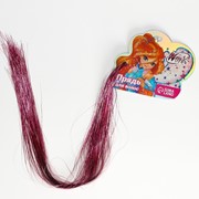 Прядь для волос блестящая розовая 'Блум', WINX фото