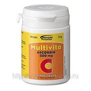 MULTIVITA ASCORBIN 500 mg. Витамин С 50 табл.