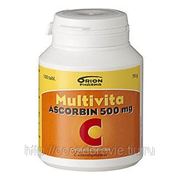 MULTIVITA ASCORBIN 500 mg. Витамин С 100 табл. фото