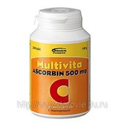 MULTIVITA ASCORBIN 500 mg. Витамин С 200 табл. фото