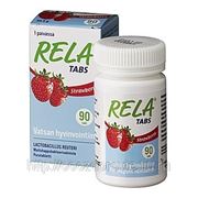 RELA молочно-кислые бактерии с клубничным вкусом 90 табл. фото