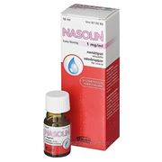 NASOLIN 1 мг / мл капли назальные 10 мл фото
