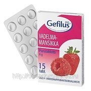 GEFILUS LGG МАЛИНА-КЛУБНИКА Гефилус Бифидо и лактобактерии 15 жевательных таблеток фотография