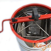 Нержавеющая (детали ротора, кассета с сеткой – сталь нержавеющая) медогонка с поворотом кассет 4-х рамочная фото