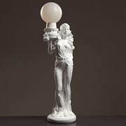 Лампа интерьерная 'Восточная красавица' белый 97см фото