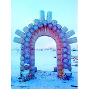 Рубленая арка фото