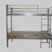 Кровать металлическая двухъярусная бытовая Престиж 2КМ-2 без матраса. фото