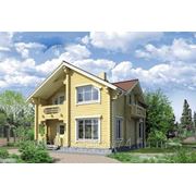 Проект дома из бруса 02. Челябинск. фото