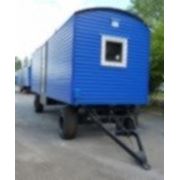 Вагончик - культбудка для временного размещения бригады фото