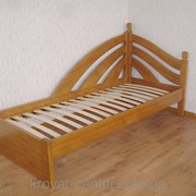 Кровать деревянная Радуга - 2 (190\200*80\90\120\140\160) сосна, ольха, дуб фото