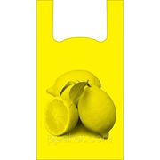 Пакет майка ПВД “Лимончики“ фото
