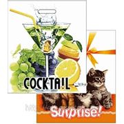 Пакет ПВД 40х47 «Котята, Коктейль» фото